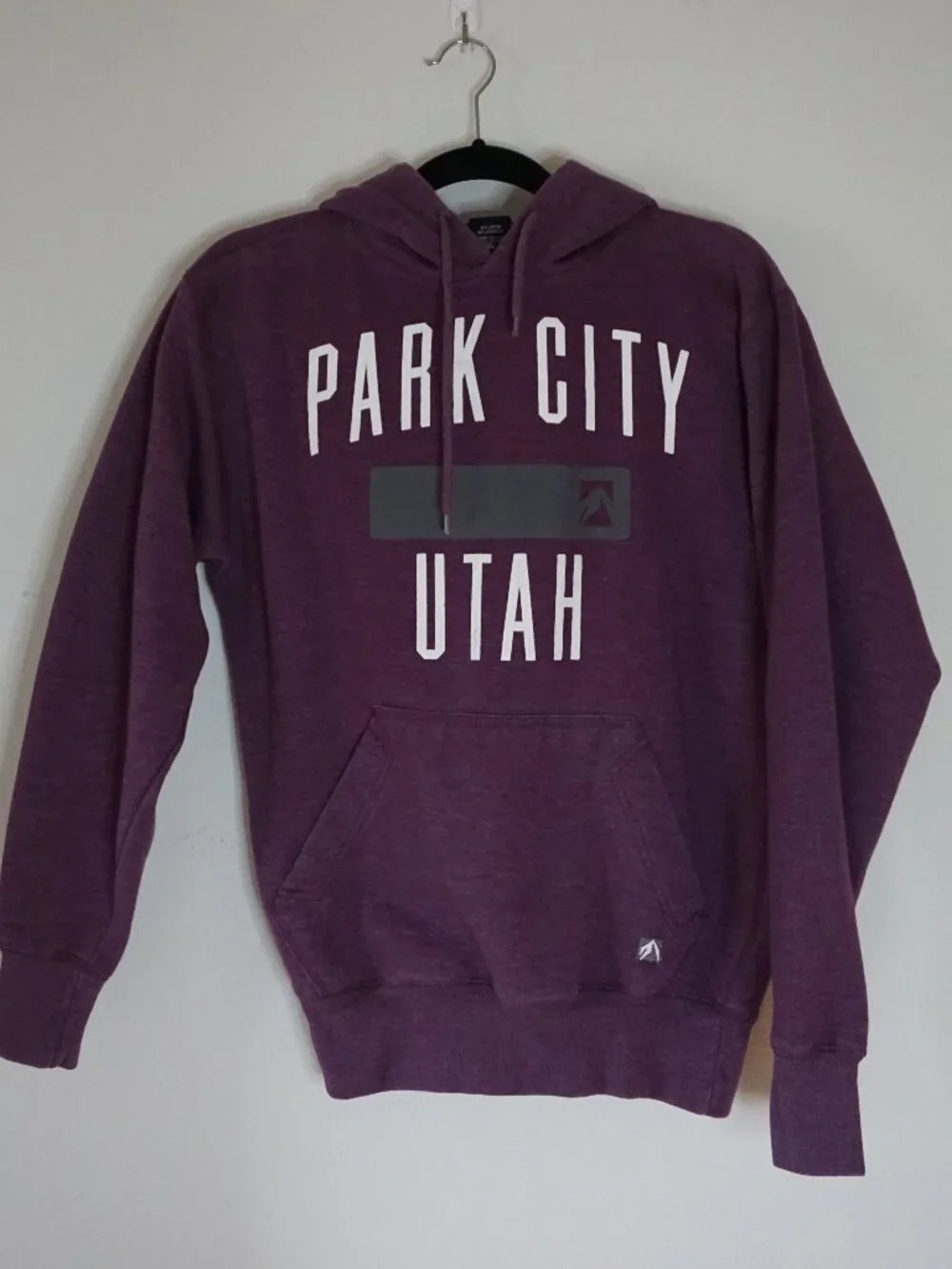 Small Park City, Utah Maroon Hoodie